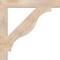 Ekena Millwork Funston Block Smooth Bracket, Douglas Fir, 5 1/2"W x 46"D x 46"H BKT06X46X46FST05SDF - alternate 3